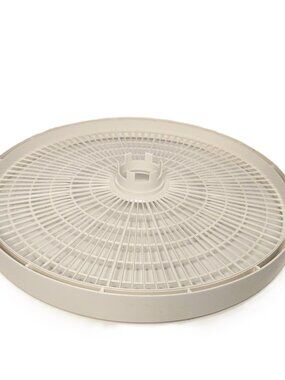 4 Trays & Lid ONLY for Dehydrator 13.5" Diameter Round CHECK SIZE!! Center Post
